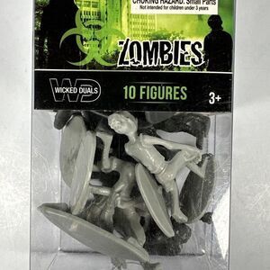 Wicked Duals | Zombies | 10 Plastic Vinyl Action Figures